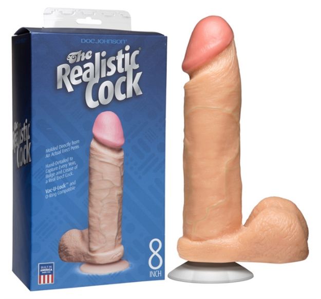 Picture of THE REALISTIC COCK 8" FLESH