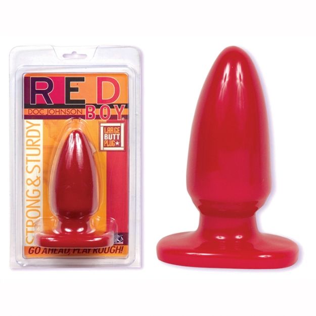 Picture of RED BOY BUTT PLUG 5" RED