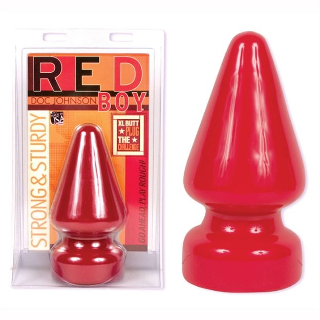 Picture of RED BOY BUTT PLUG 9" RED