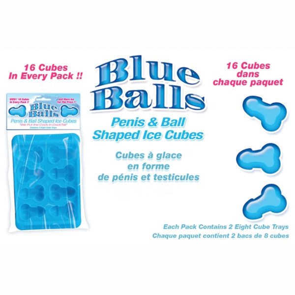 Picture of BLUE BALLS PENIS ICE CUBE TRAYS