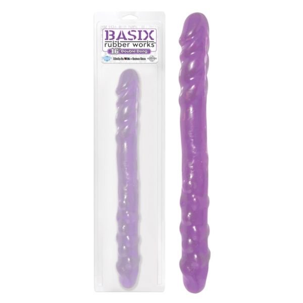 Picture of BASIX RUBBER WORKS - 16'' DOUBLE DONG - PURPLE