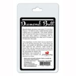 Picture of DIAMOND BUTT PLUG ALUMINIUM  83MM X 30MM BLACK