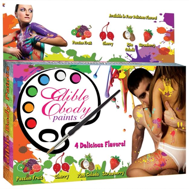 Picture of EDIBLE BODY PLAY PAINTS - 4 FLAVORS
