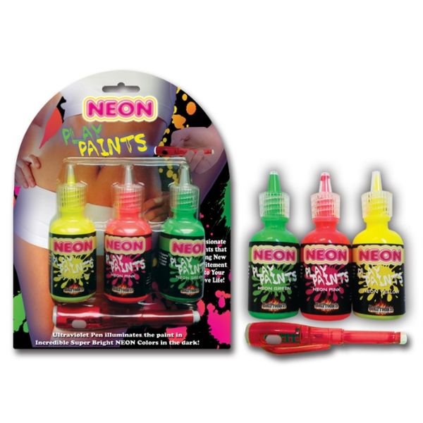 Picture of NEON BODY PAINTS 3 PACK CARD