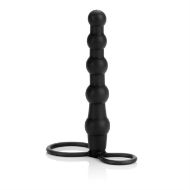 Picture of SILICONE LOVE RIDER BEADED DUAL PENETRATOR