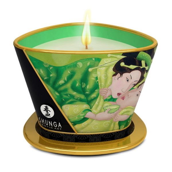 Picture of SHUNGA MASSAGE CANDLE EXOTIC GREEN TEA