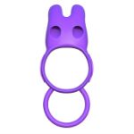 Picture of C-RINGZ TWIN TEAZER RABBIT RING PURPLE