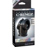 Picture of C-RINGZ COCK PIPE WITH BALL-STRETCHER BLACK