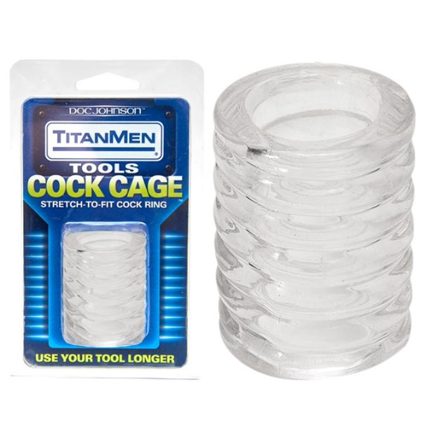 Picture of TITANMEN TOOLS COCK CAGE CLEAR