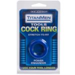 Picture of TITANMEN TOOLS COCK RING BLUE