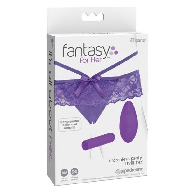 Picture of Fantasy For Her Crotchless Panty Thrill-Her