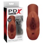 Picture of PDX Plus   Perfect Pussy Double Stroker   Brown