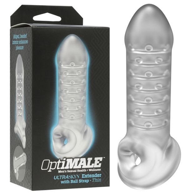 Picture of OptiMALE - Extender with Ball Strap - Thin - Frost