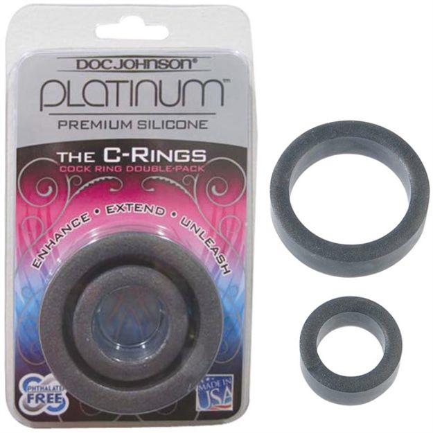 Picture of Platinum Premium Silicone - The C-Rings - Charcoal