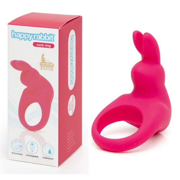 Picture of Happy Rabbit - Rechargeable Cock Ring Pink