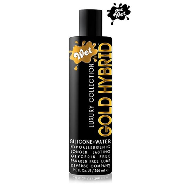 Picture of Wet Gold Hybrid Water Silicone Blend 9 oz / 266 ml