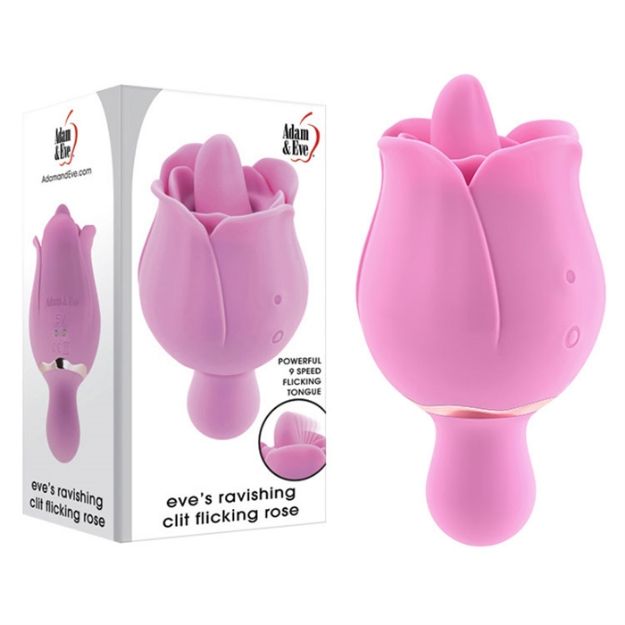 Picture of Eve's Ravishing Clit Licking Rose - Silicone