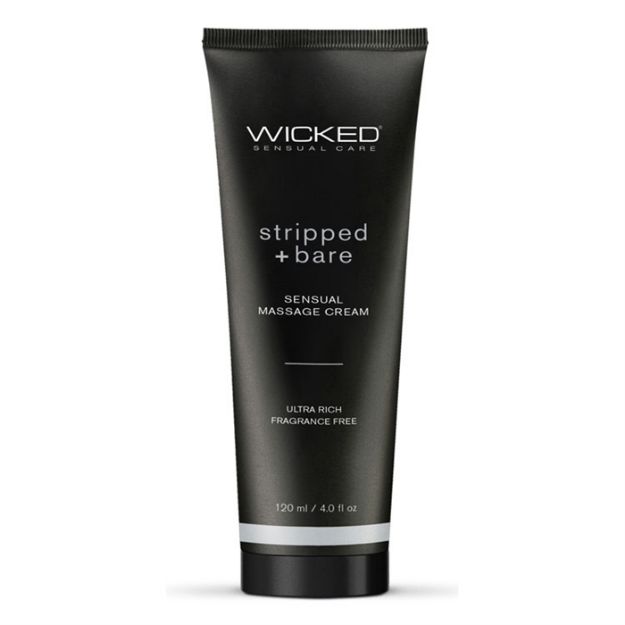 Picture of Wicked Stripped+Bare Massage Cream 120 ml