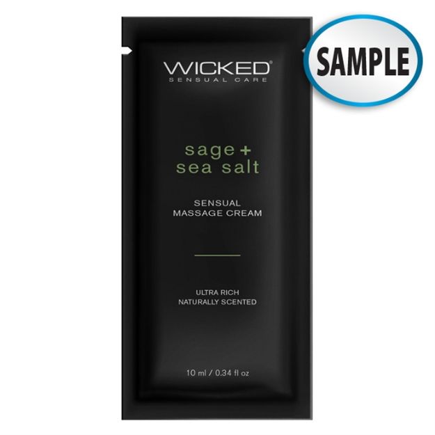 Picture of Wicked Sage + Sea Salt Massage Cream packette