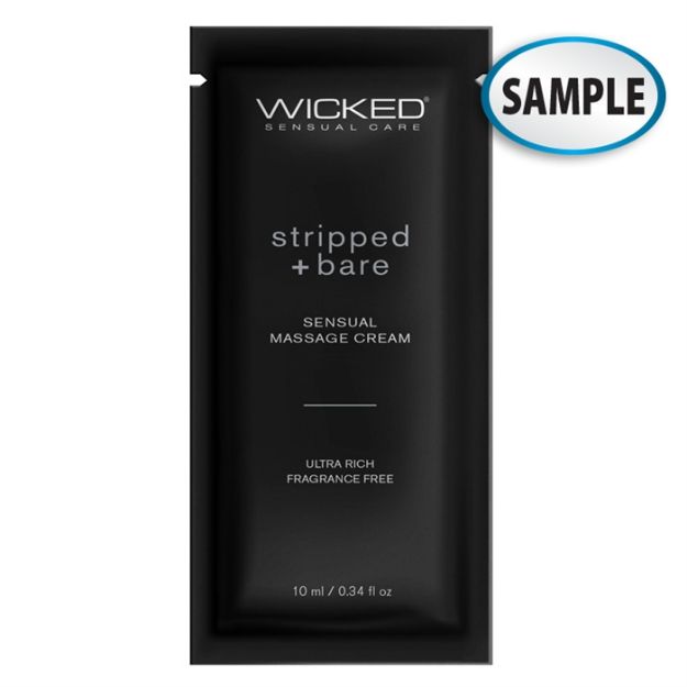 Picture of Wicked Stripped + Bare Massage Cream packette