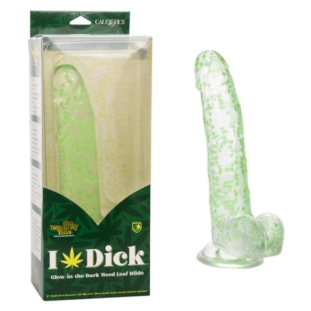 Picture of NB - I Leaf Dick Glow-In-The-Dark Weed Leaf Dildo
