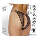 Picture of Polka Dot Open Panty - Black