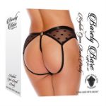 Picture of Lace Edge Open Panty - Black